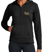 BRUINS LADIES' ONLY DRIFIT 1/2 Zip Hooded Jacket  (Design 1)