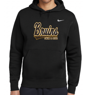 BRUINS  NIKE Cotton/Poly Hoodie (Design 1)