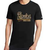 BRUINS NIKE  DriFit Cotton/Poly Short Sleeve Tee (Design 1)