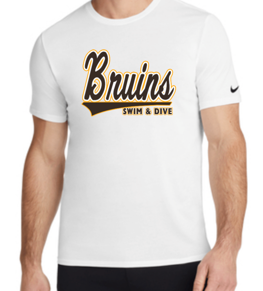 BRUINS NIKE  DriFit Cotton/Poly Short Sleeve Tee (Design 1)