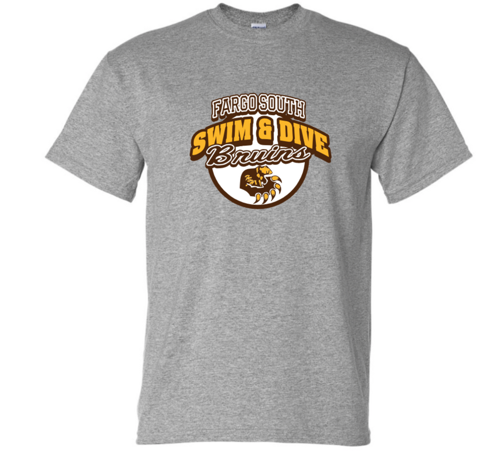 BRUINS Cotton/Poly Short Sleeve Tee (Design 2)