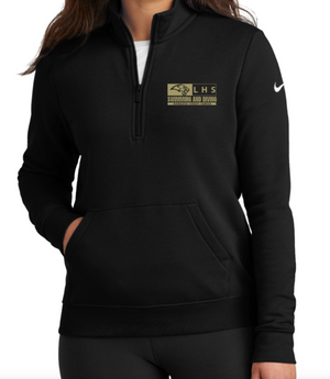 SABERS NIKE LADIES' ONLY 1/2 ZIP FLEECE