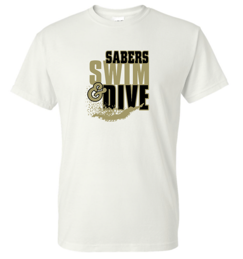 SABERS Cotton/Poly Short Sleeve Tee (Design 2)