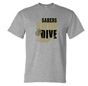 SABERS Cotton/Poly Short Sleeve Tee (Design 2)