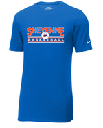 MUSTANGS NIKE  DriFit Cotton/Poly Short Sleeve Tee (Design 4)