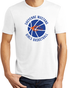 EXCLUSIVE GIRLS BB MUSTANGS TriBlend Short Sleeve Tee