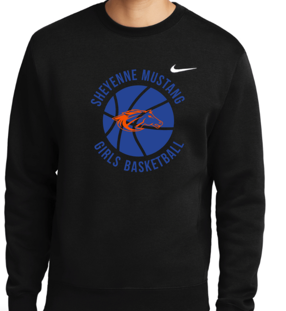 EXCLUSIVE GIRLS BB MUSTANGS NIKE Crewneck (Design 2) (Copy)