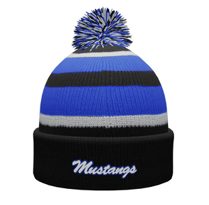 ALL SPORTS MUSTANGS 3D EMBROIDERED Beanie