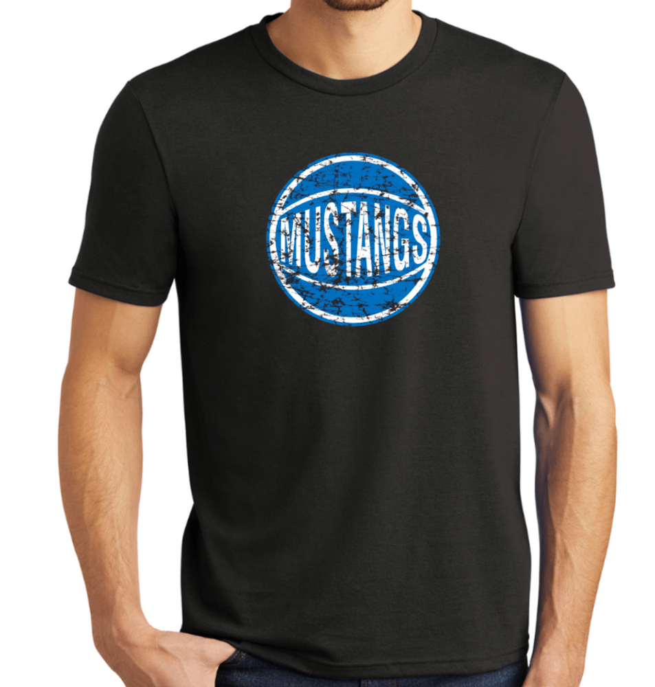 MUSTANGS TriBlend Short Sleeve Tee (Design 2)