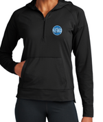 MUSTANGS LADIES' ONLY DRIFIT 1/2 Zip Hoodie (Design 2)