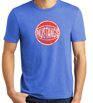 MUSTANGS TriBlend Short Sleeve Tee (Design 2)