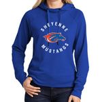 ALL SPORTS MUSTANG Ladies Lightweight French Terry Hoodie