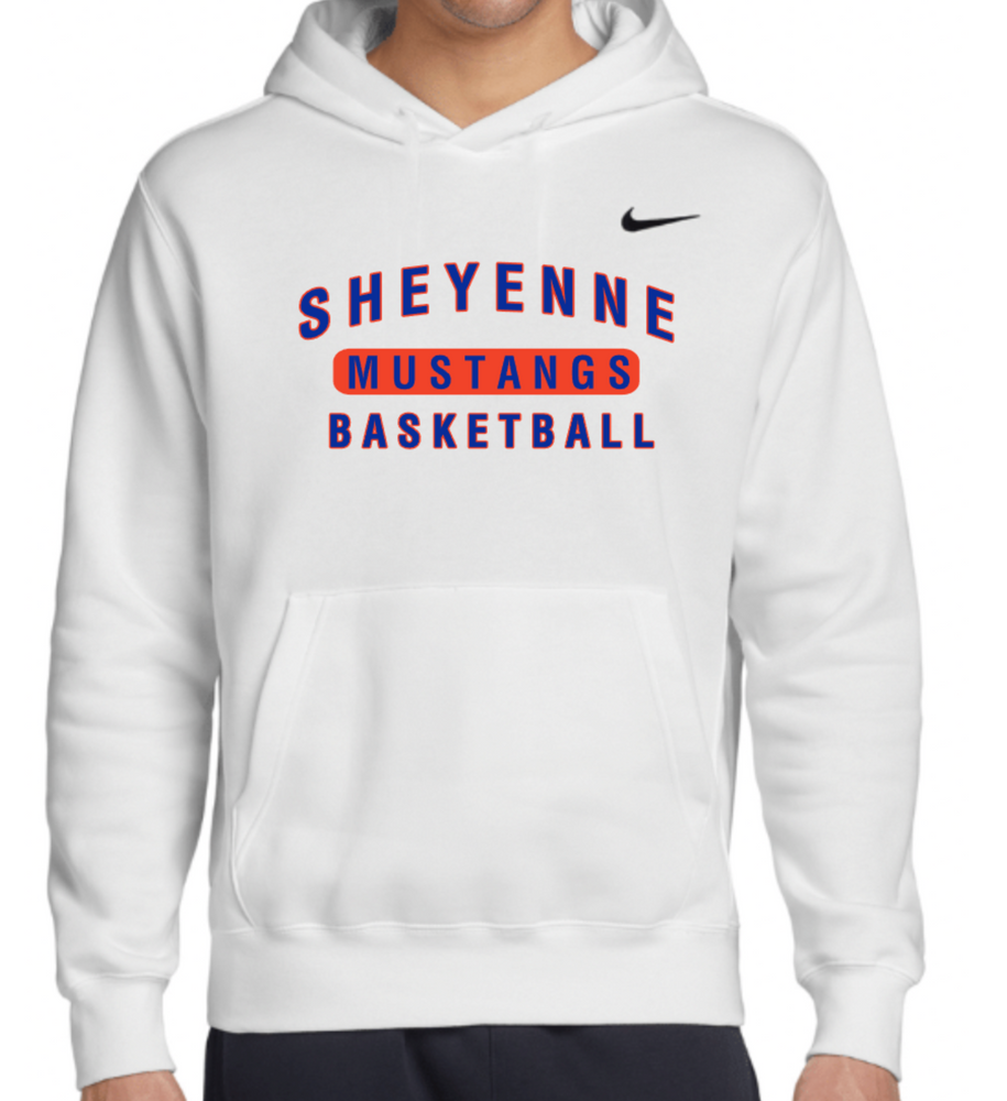 MUSTANGS NIKE Cotton/Poly Hoodie (Design 1)