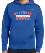 MUSTANGS NIKE Cotton/Poly Hoodie (Design 1)