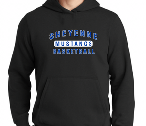 MUSTANGS 65/35 Cotton/Poly Hoodie (Design 1)