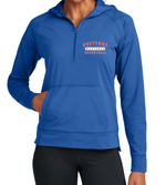 MUSTANGS LADIES' ONLY DRIFIT 1/2 Zip Hoodie (Design 1)