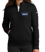 MUSTANGS NIKE LADIES' ONLY 1/2 ZIP FLEECE (Design 1)