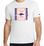 MUSTANGS NIKE  DriFit Cotton/Poly Short Sleeve Tee (Design 3)