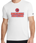 MUSTANGS NIKE  DriFit Cotton/Poly Short Sleeve Tee (Design 5)