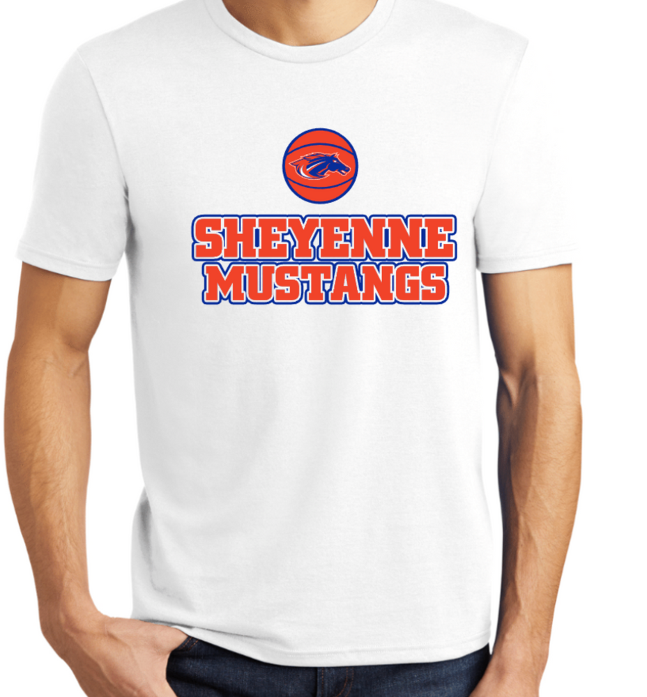 MUSTANGS TriBlend Short Sleeve Tee (Design 5)