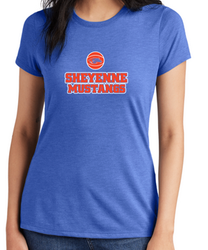 MUSTANGS LADIES' ONLY TriBlend Short Sleeve Tee (Design 5)