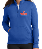 MUSTANGS NIKE LADIES' ONLY 1/2 ZIP FLEECE (Design 5)