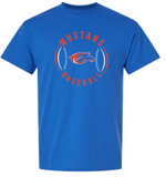 MUSTANGS Cotton/Poly Short Sleeve Tee
