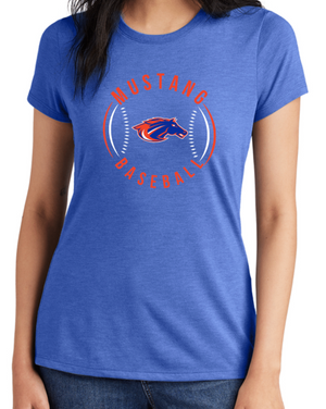 MUSTANGS LADIES' ONLY TriBlend Short Sleeve Tee