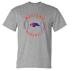 MUSTANGS Cotton/Poly Short Sleeve Tee
