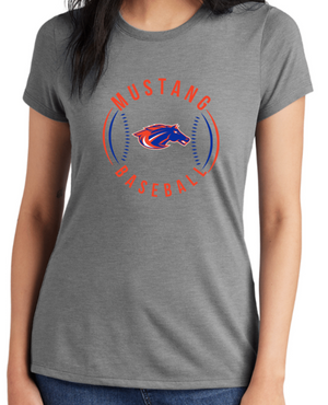 MUSTANGS LADIES' ONLY TriBlend Short Sleeve Tee
