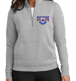 NIKE LADIES' ONLY 1/2 ZIP FLEECE (DESIGN 2)