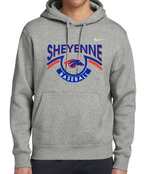 MUSTANGS NIKE Cotton/Poly Hoodie (DESIGN 2)