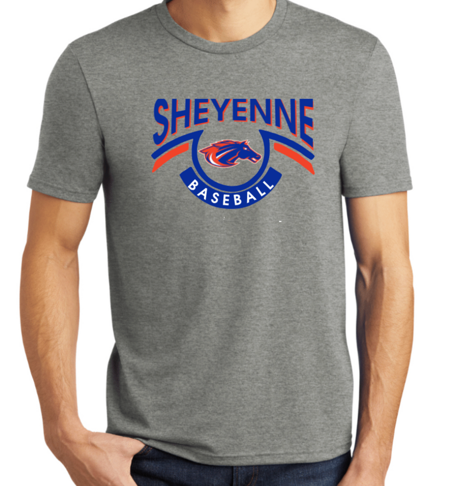 MUSTANGS TriBlend Short Sleeve Tee (DESIGN 2)