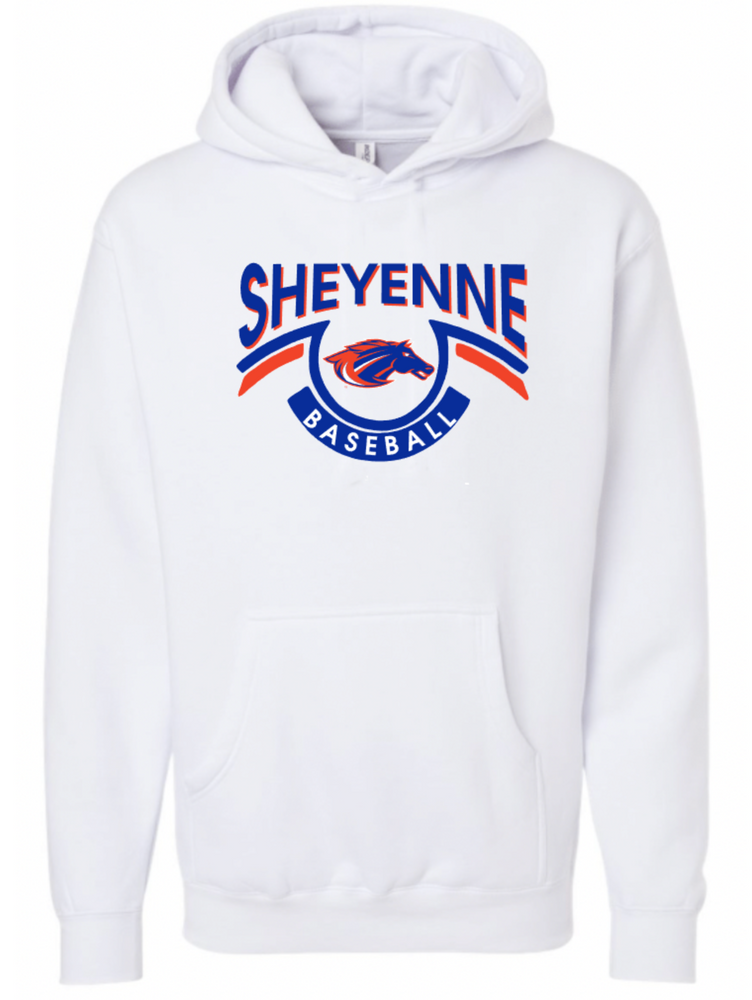 MUSTANGS 65/35 Cotton/Poly Hoodie (DESIGN 2)