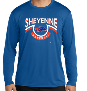 MUSTANGS  DriFit Long Sleeve Tee (DESIGN 2)