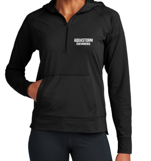 AQUASTORM LADIES' ONLY DRIFIT 1/2 Zip Hooded Jacket