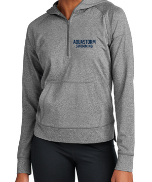 AQUASTORM LADIES' ONLY DRIFIT 1/2 Zip Hooded Jacket