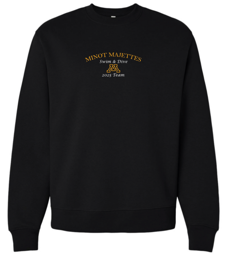 EMBROIDERED Minot Majettes Crewneck