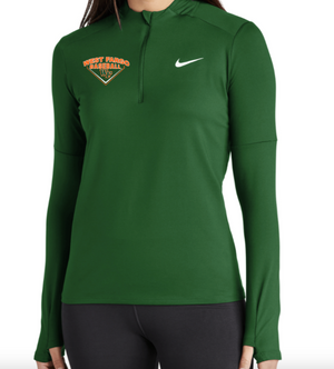 Ladies NIKE DriFit 1/2 Zip Pullover