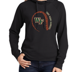 Ladies Lightweight French Terry Pullover Hoodie (Design 2)