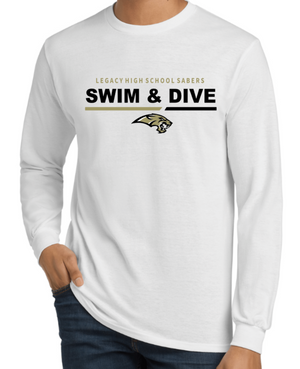 Sabers Cotton/Poly Long Sleeve Tee (YOUTH & ADULT)