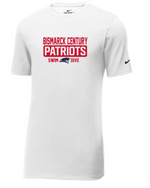 PATRIOTS' NIKE  DriFit Cotton/Poly Short Sleeve Tee