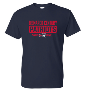 PATRIOTS Cotton/Poly Short Sleeve Tee