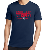PATRIOTS' NIKE  DriFit Cotton/Poly Short Sleeve Tee