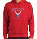 PATRIOTS' NIKE Cotton/Poly Hoodie (Design 2)