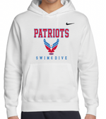 PATRIOTS' NIKE Cotton/Poly Hoodie (Design 2)