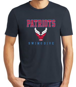PATRIOTS TriBlend Short Sleeve Tee (Design 2)