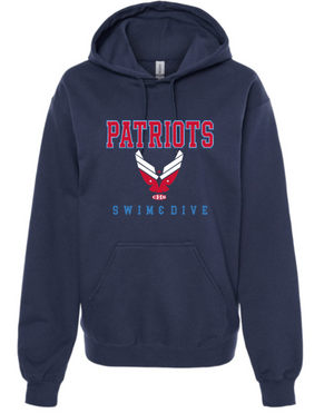 PATRIOTS' Cotton/Poly Hoodie (Design 2)