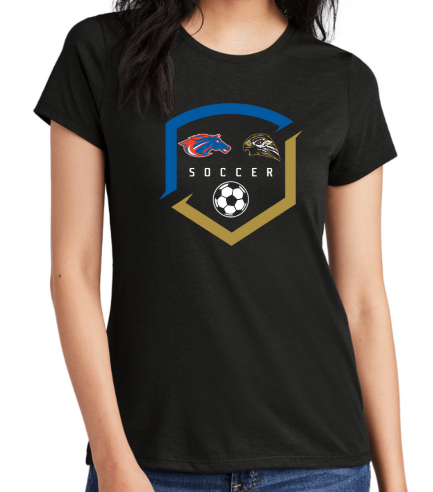 HAWKS/MUSTANGS LADIES' ONLY TriBlend Short Sleeve Tee