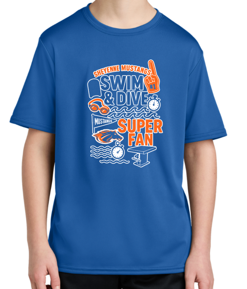 MUSTANGS DRIFIT Short Sleeve SUPER FAN TEE (DESIGN 1)